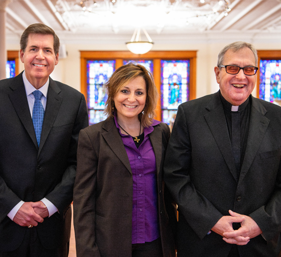 Side profile of older Native American man