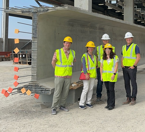 An aerial view of campus showing College Hall and the Spires of St. Aloysious